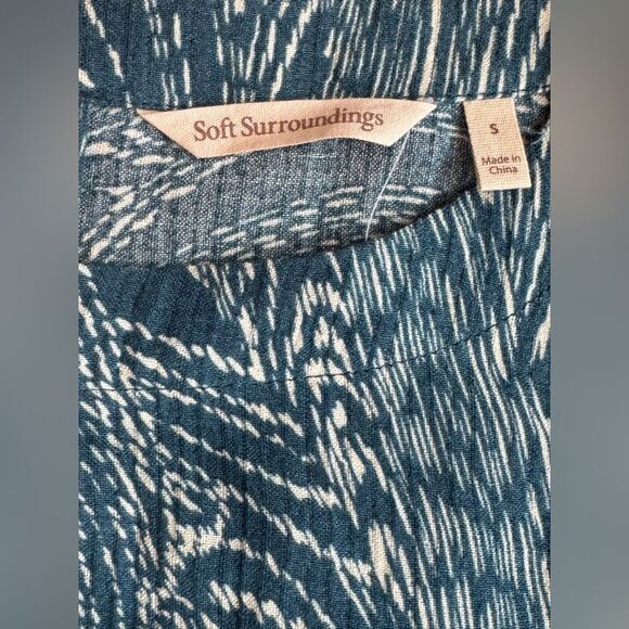 Soft Surroundings Oceo Gauze Tunic Abstract Small Top 2EW85 NWT - Picture 13 of 13